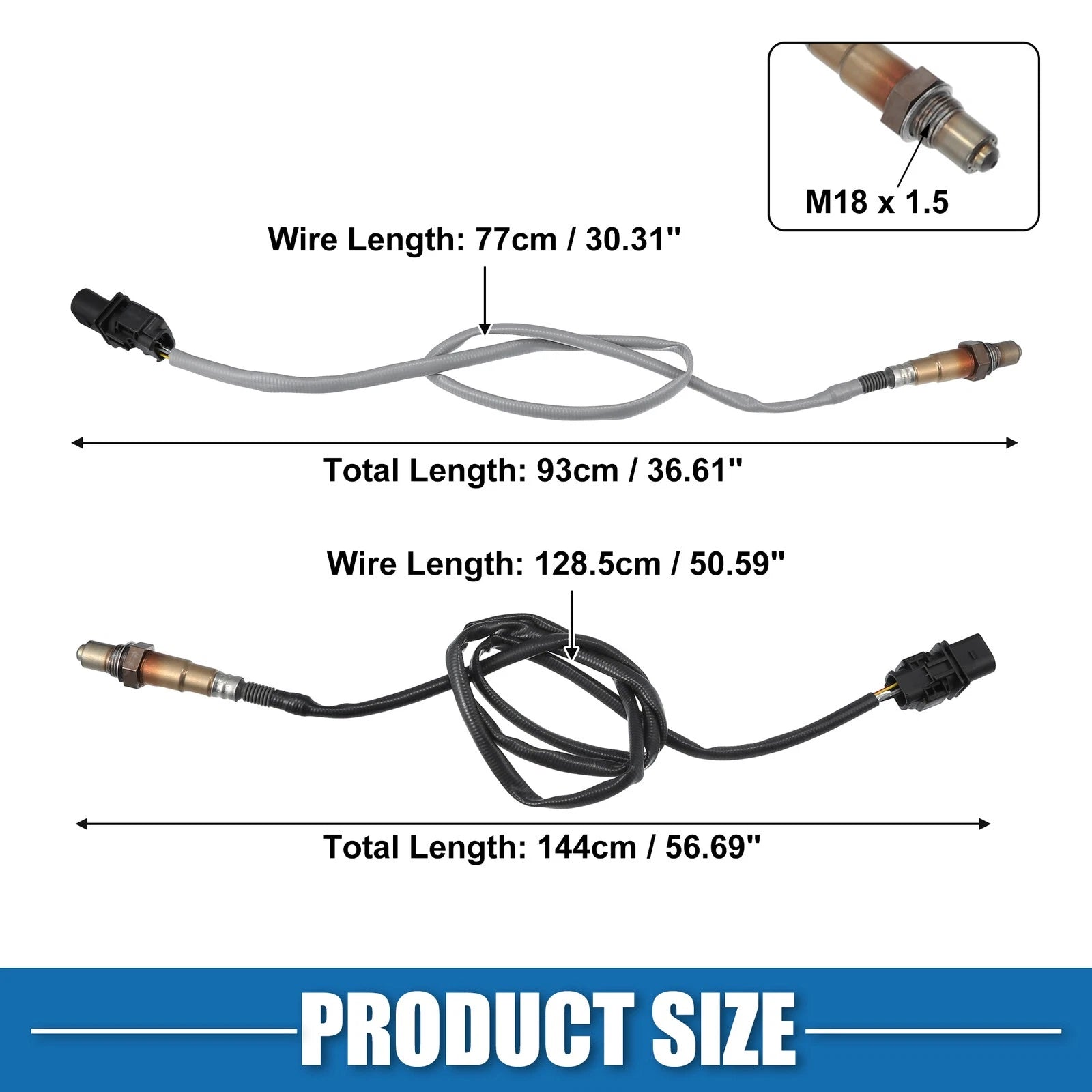 1 Pair Oxygen Sensor No. 11787558055 for BMW X3 (2007–2010)