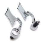 Handlebar Racing Mirror for Honda Suzuki Kawasaki Yamaha (7/8" 1" 22mm 25mm) Chrome