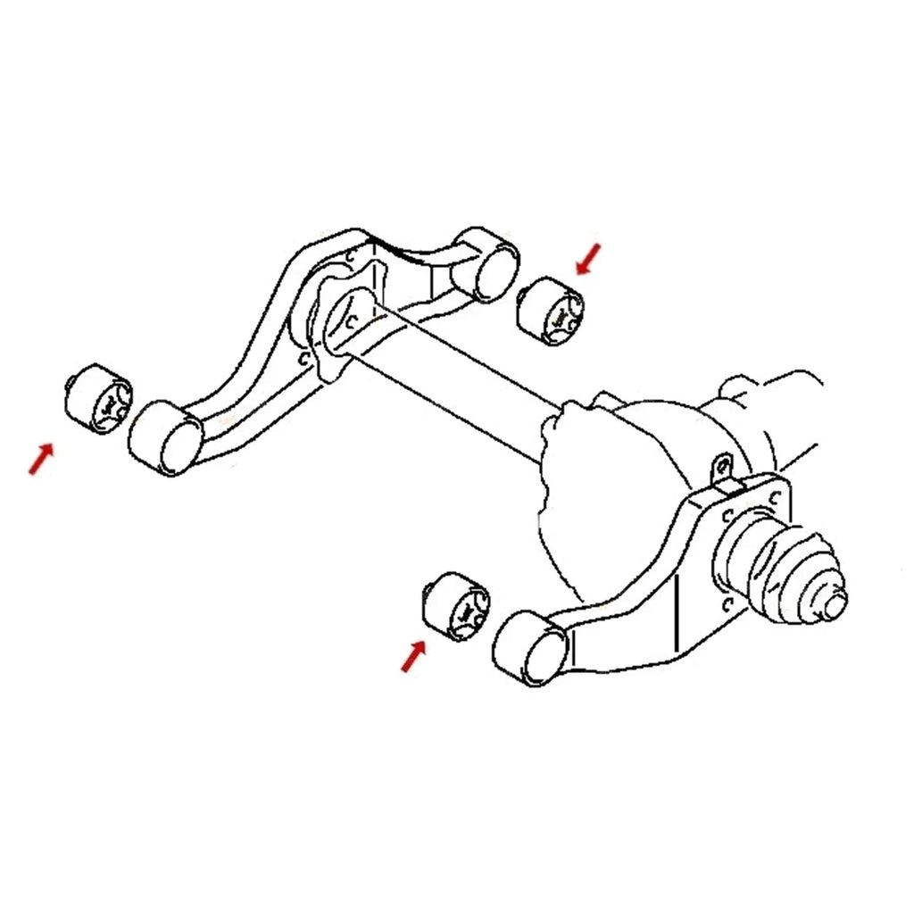 Front Diff Mount Bush Kit Mitsubishi Pajero (2000 - 2017)