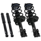 Set of 4 Front Struts Rear Shock Suspension Kit for Chevrolet City Express (2015–2018)