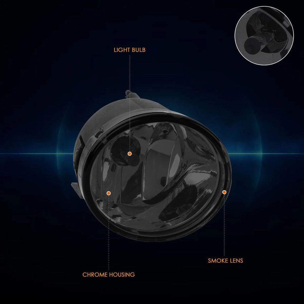 Smoked Lens Fog Lights for Nissan Armada Titan (2005–2015)