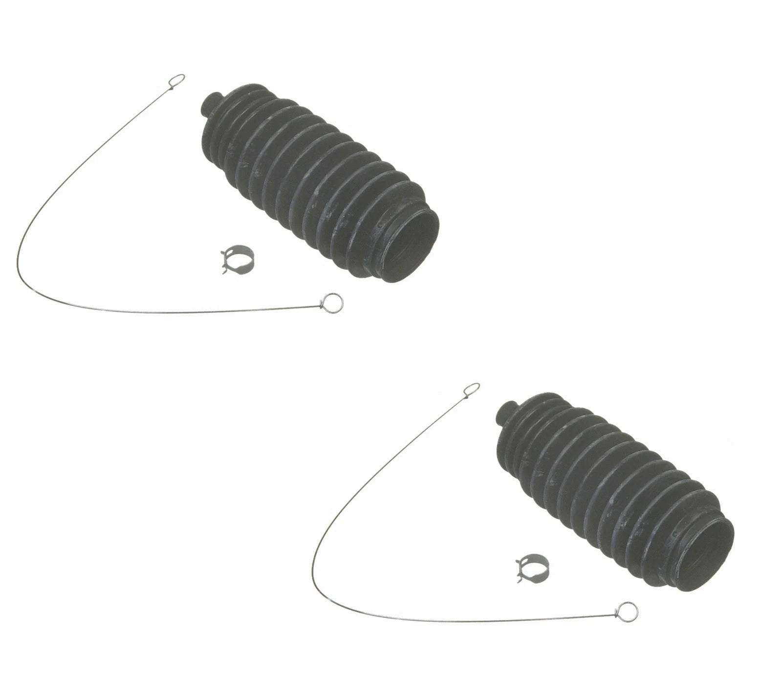 Set of 2 Front Rack Pinion Bellows Kits for Chevy Honda Infiniti Mazda