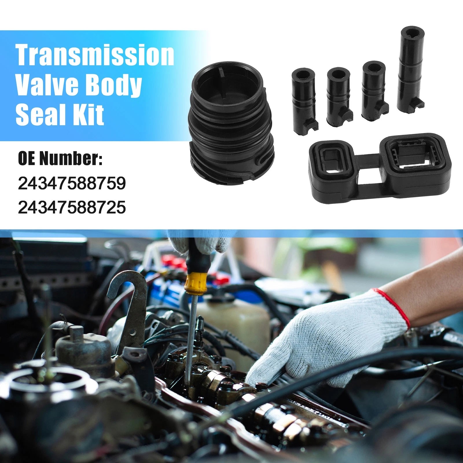 Car Valve Body to Case Sleeve Seal Kit for BMW X3 (2004–2010)