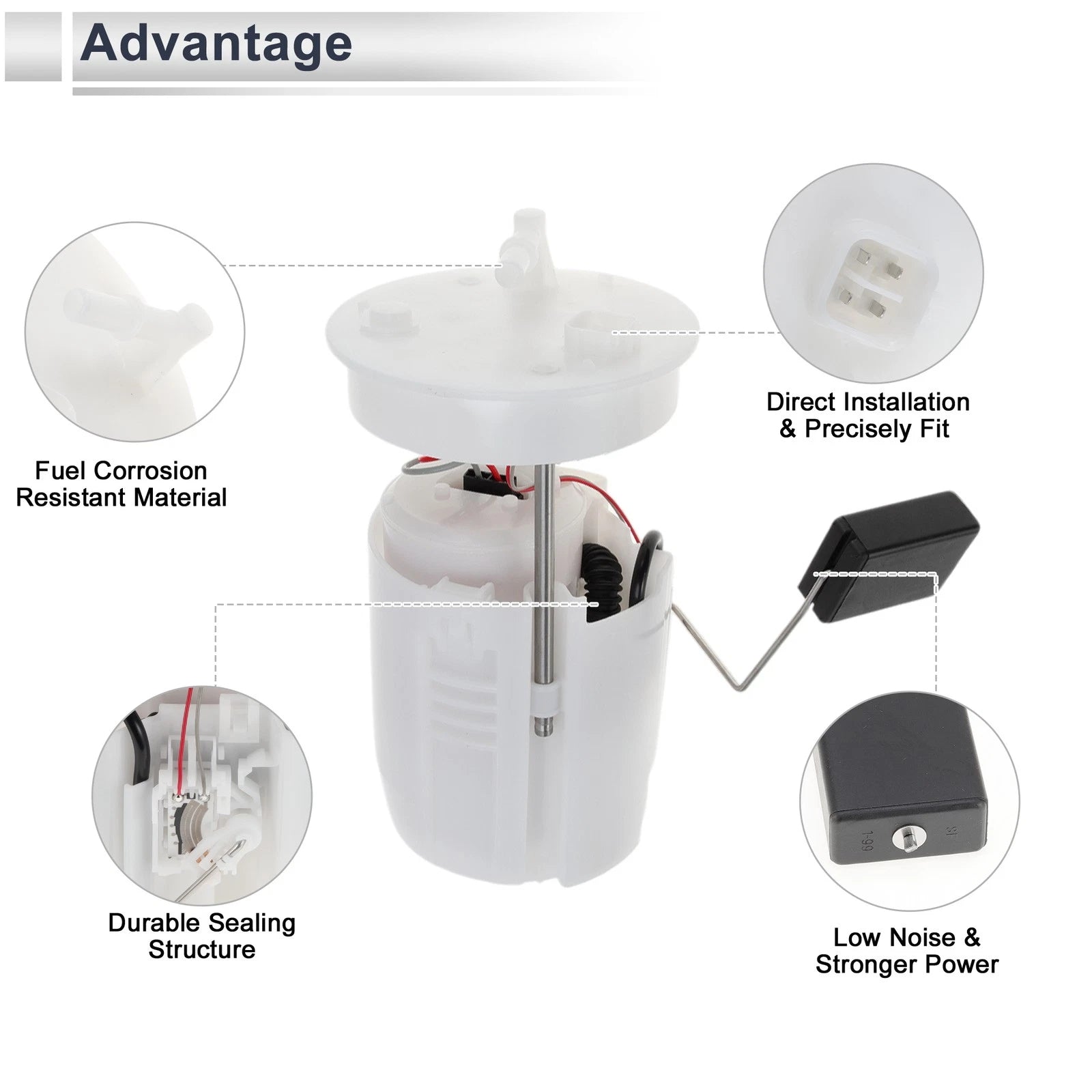 Fuel Pump Assembly for Honda Odyssey (2011–2016) V6 3.5L No.17045TK8A00