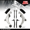 Set of 8 Front Lower Control Arms and Tie Rods for Maxima (2009–2014)