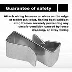 25PCS Stainless Steel Trailer Wire Clips for Frame Wiring
