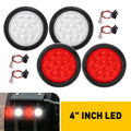 4" LED Round Trailer Light for Truck (Sealed)