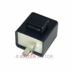 12V 120W 2-Pin Electronic Flasher Relay for LED Turn Signals (-)