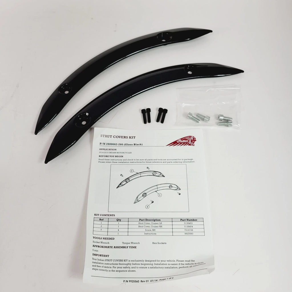 Strut Cover for Indian Chief Thunderstroke 111 (2014–2016) P/N 2880662-266