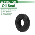 Oil Seal   - 10x22x5mm NBR Rubber High Pressure