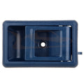 2X Blue Door Handles for Chevrolet Prizm (1989–1992)