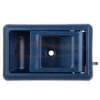 2X Blue Door Handles for Chevrolet Prizm (1989–1992)