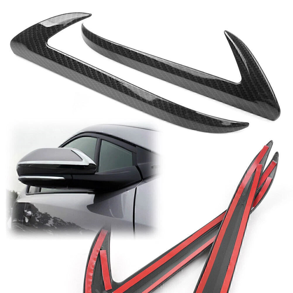 Carbon Fiber Style Side Rearview Mirror Trim Cover for Toyota CHR (2016–2018)
