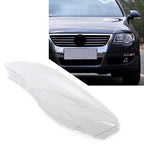 Left Side Headlight Lens Cover for VW Passat B6 (2006–2011) Clear