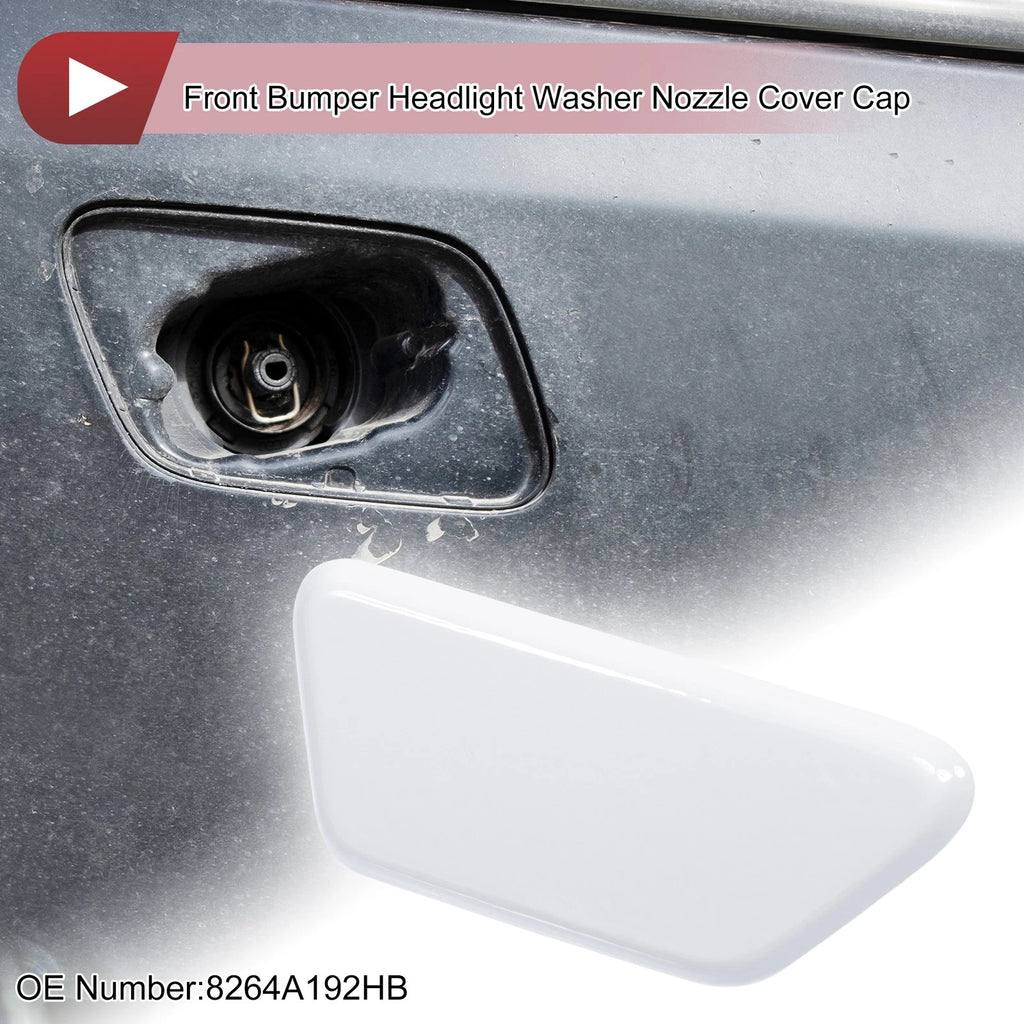 Front Right Washer Nozzle Cover Cap for Mitsubishi Outlander XL (2013–2015) White