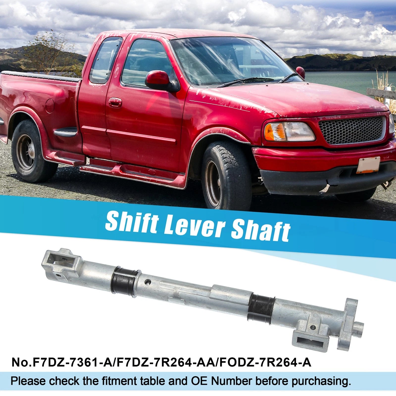 Set of 1 Automatic Transmission Shift Tube No.F0DZ7R264A/F3TZ-7L278-A for Ford