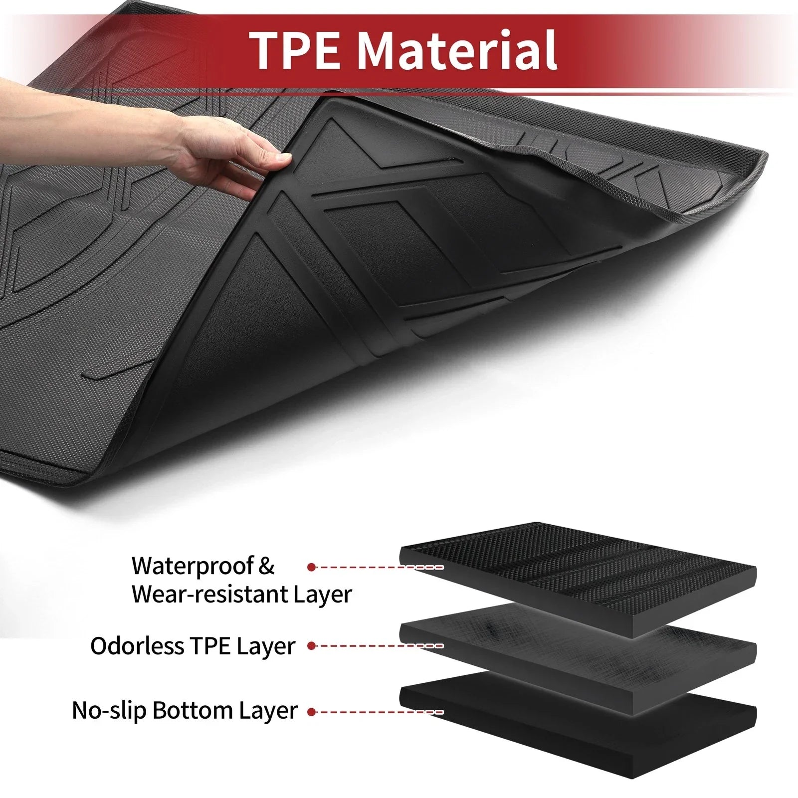Cargo Liner for BMW X1 F48 Diamond Pattern TPE (2016-2022)