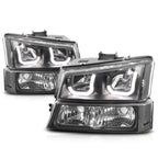 3D LED Tail Lights for Mercedes C-Class W204 (2008–2011) Red/Smoked