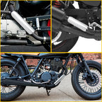 Exhaust Muffler Pipe Heat Cover Protector Shield for Motorcycle (Universal)