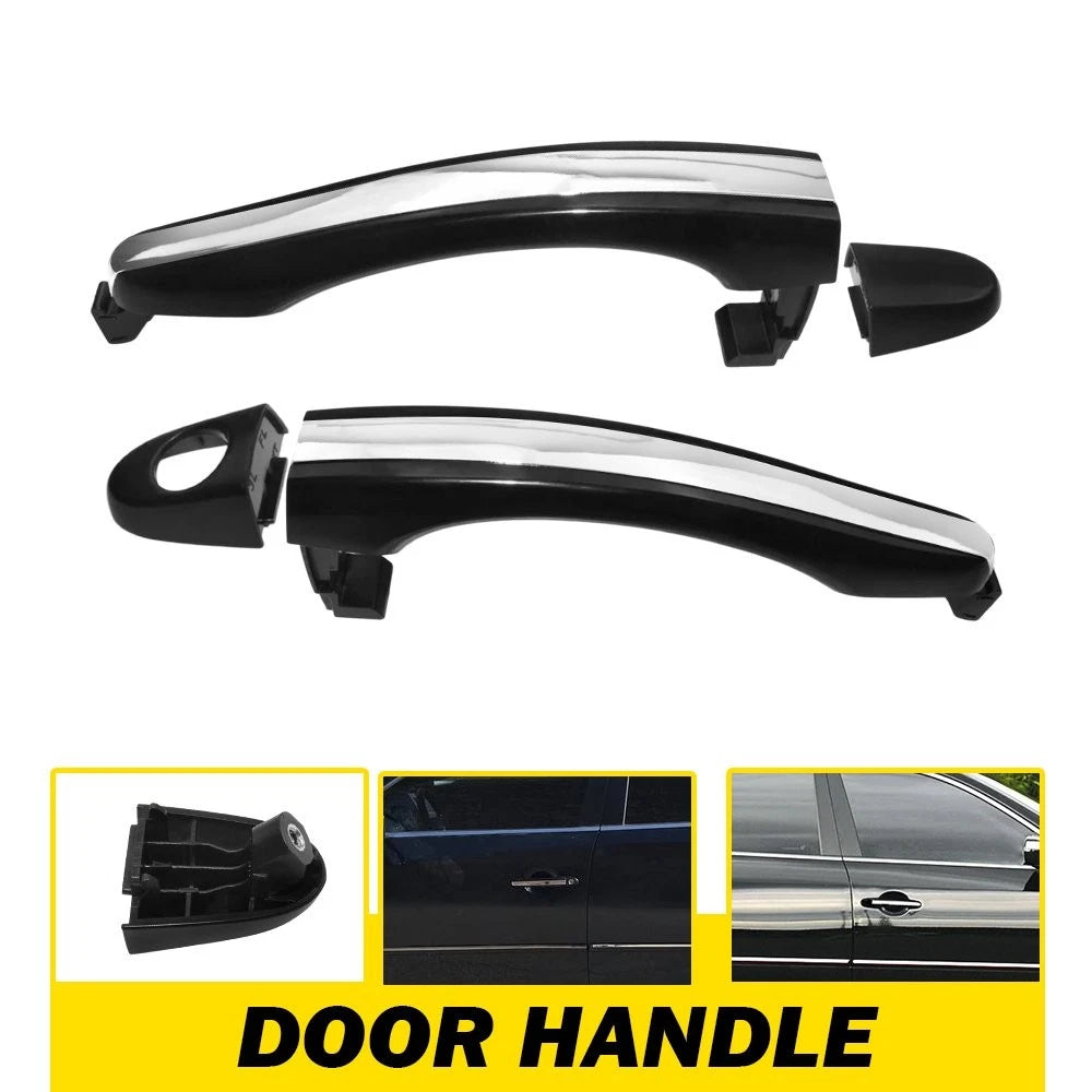 2X Outside Door Handles for Hyundai Azera (2006–2011) Chrome EXV