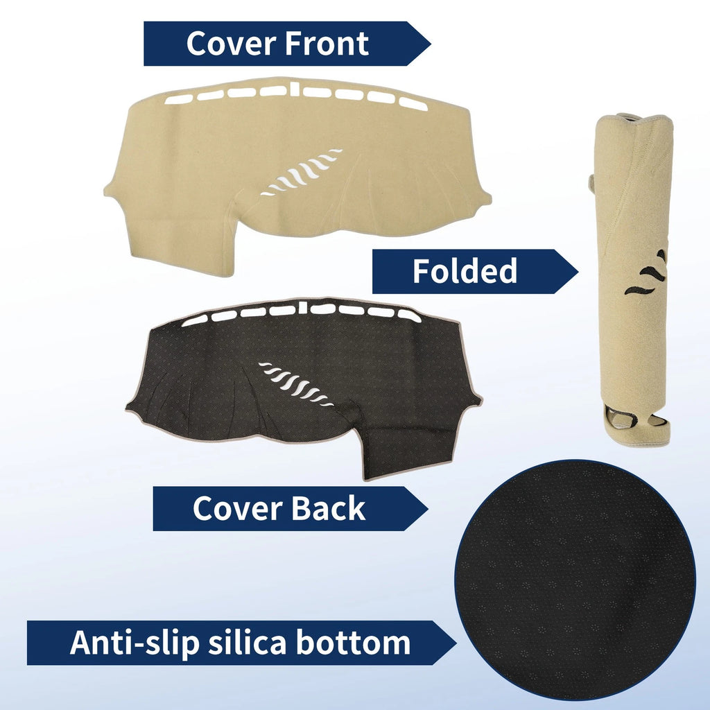 Dash Cover for Ford Focus MK3 (2012–2018) Without HUD, Beige