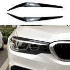 Left & Right Headlight Eyebrow Eyelid Trim for BMW 5 Series G30 (2017-2023)