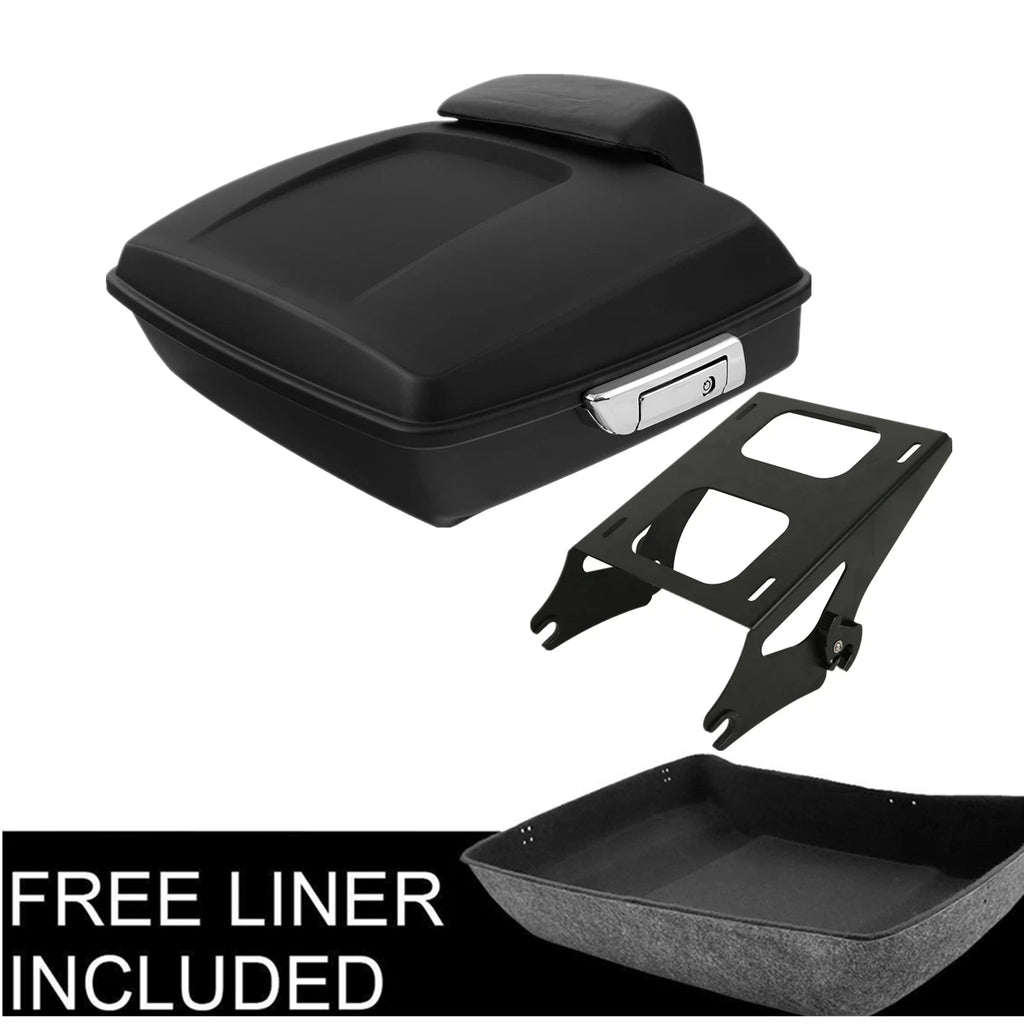 Chopped Trunk Pad Mount Rack for Harley Touring Street Glide (2014–2023)