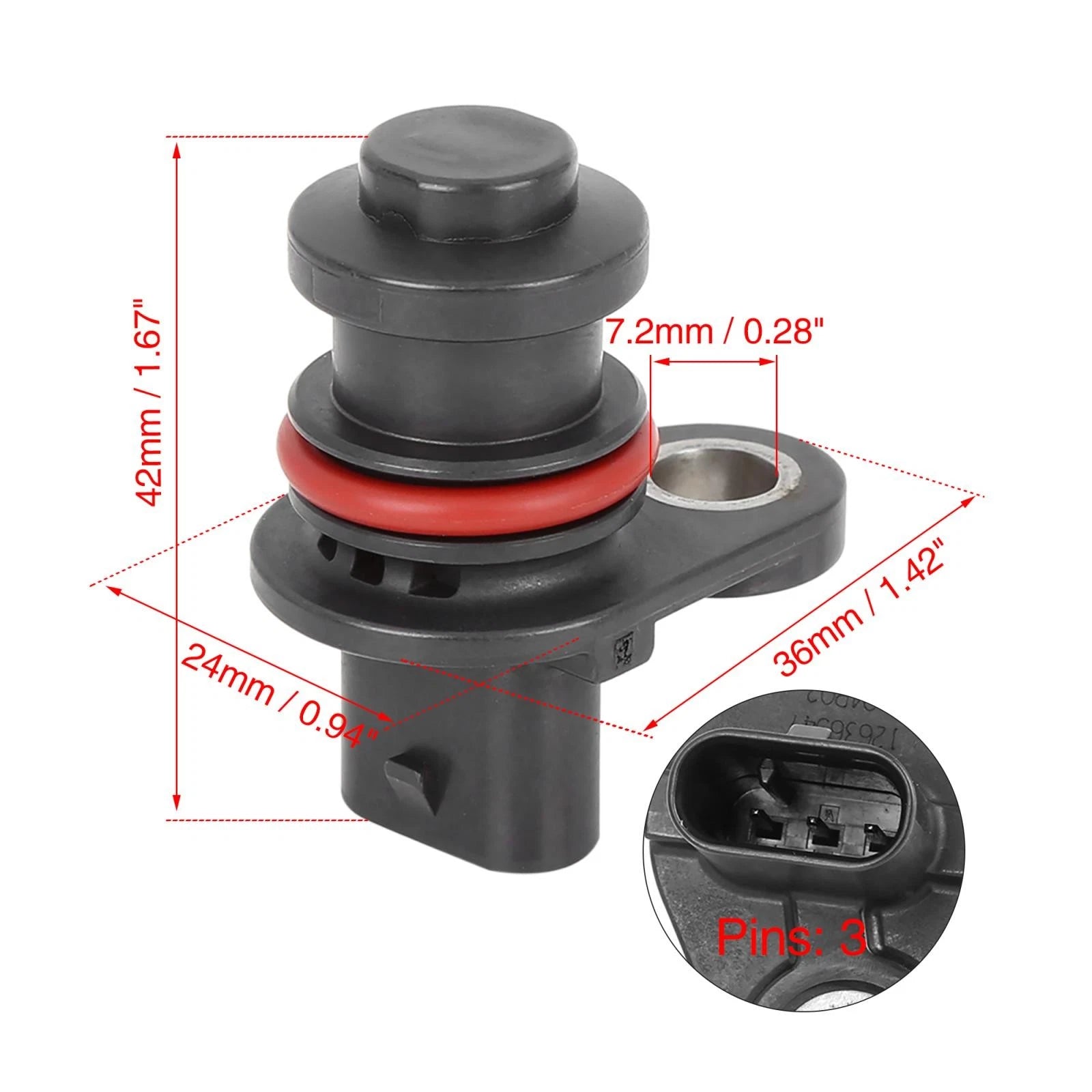 Camshaft Position Sensor for GMC Chevrolet Buick (2000–2015) 12636947