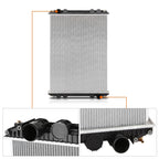 Aluminum Core 2-Row Cooling Radiator for Freightliner FL60 FL70/M2 106 112 (1996–2007)