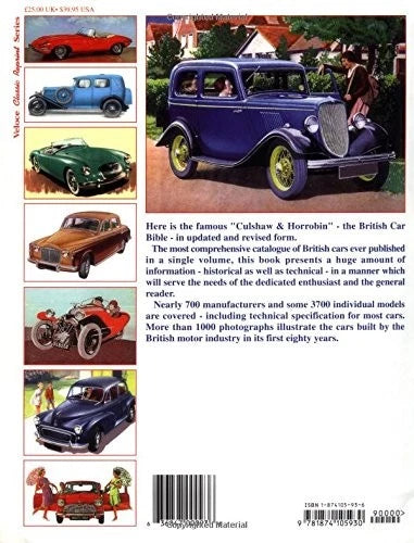 British Car Encyclopedia for All Models (1895-1975)