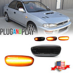 Sequential Smoked LED Side Marker Lights for Subaru Impreza (1993–2001)