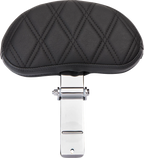 EZ Glide II Backrest for Drag Specialties Seats (Small, Vinyl, Double Diamond)