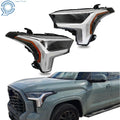 LED Headlights for Toyota Tundra (2022–2023) Black Left+Right Side