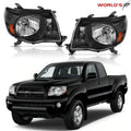 Set of 2 Halogen Headlights for Toyota Tacoma (2005–2011)