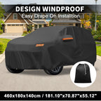 Waterproof Car Cover for Subaru Crosstrek (2018–2023) w/ Driver Door Zipper