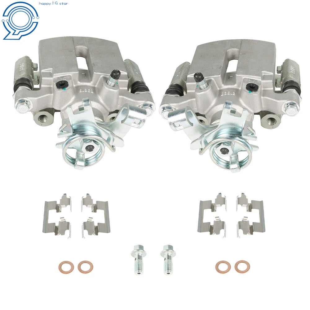 2x Rear Brake Calipers for Chevy Malibu HHR Pontiac G5 G6 Saturn Aura (2004–2009)