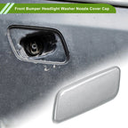 Front Left Washer Nozzle Cover for Toyota Prado (2012–2015) 8504560090 Silver Tone