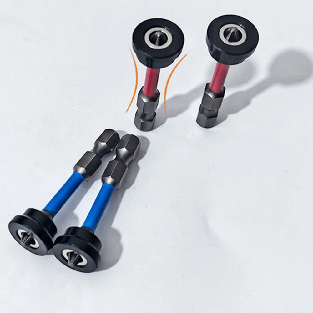 2X Magnetic Positioning Screwdriver Bits 50mm Cross Head for Screws
