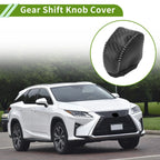 Car Gear Shift Knob Cover for Lexus NX250 2022-2023 Black Carbon Fiber