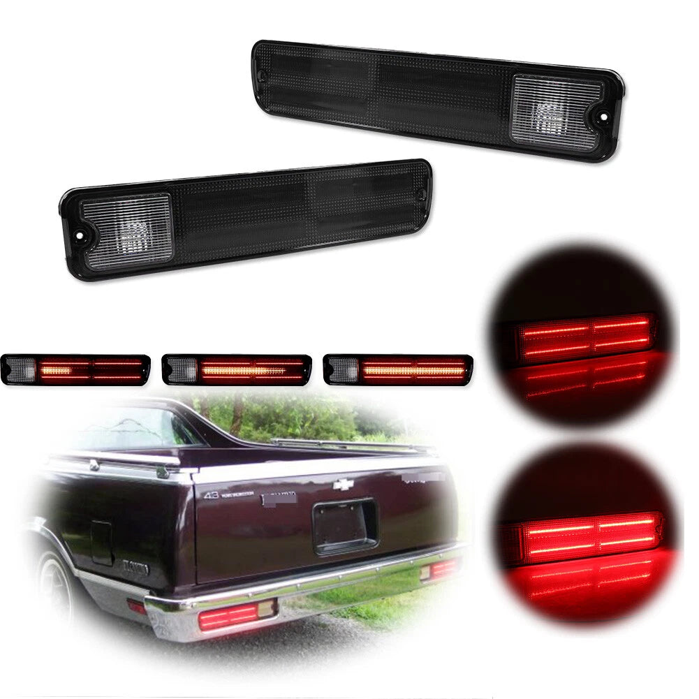 Smoked Taillamp Turn Signal Light for Chevy El Camino Malibu GMC Caballero (1979–1987)