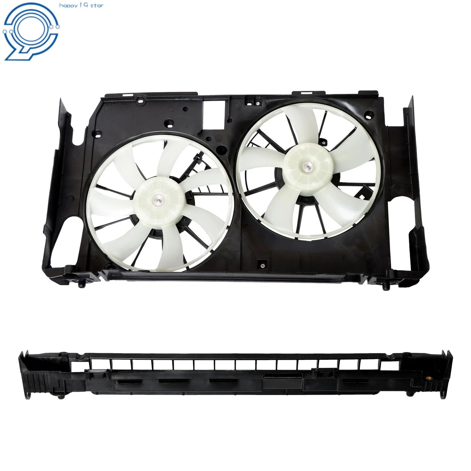 Radiator Condenser Cooling Fan Assembly for Toyota RAV4 (2006–2012)