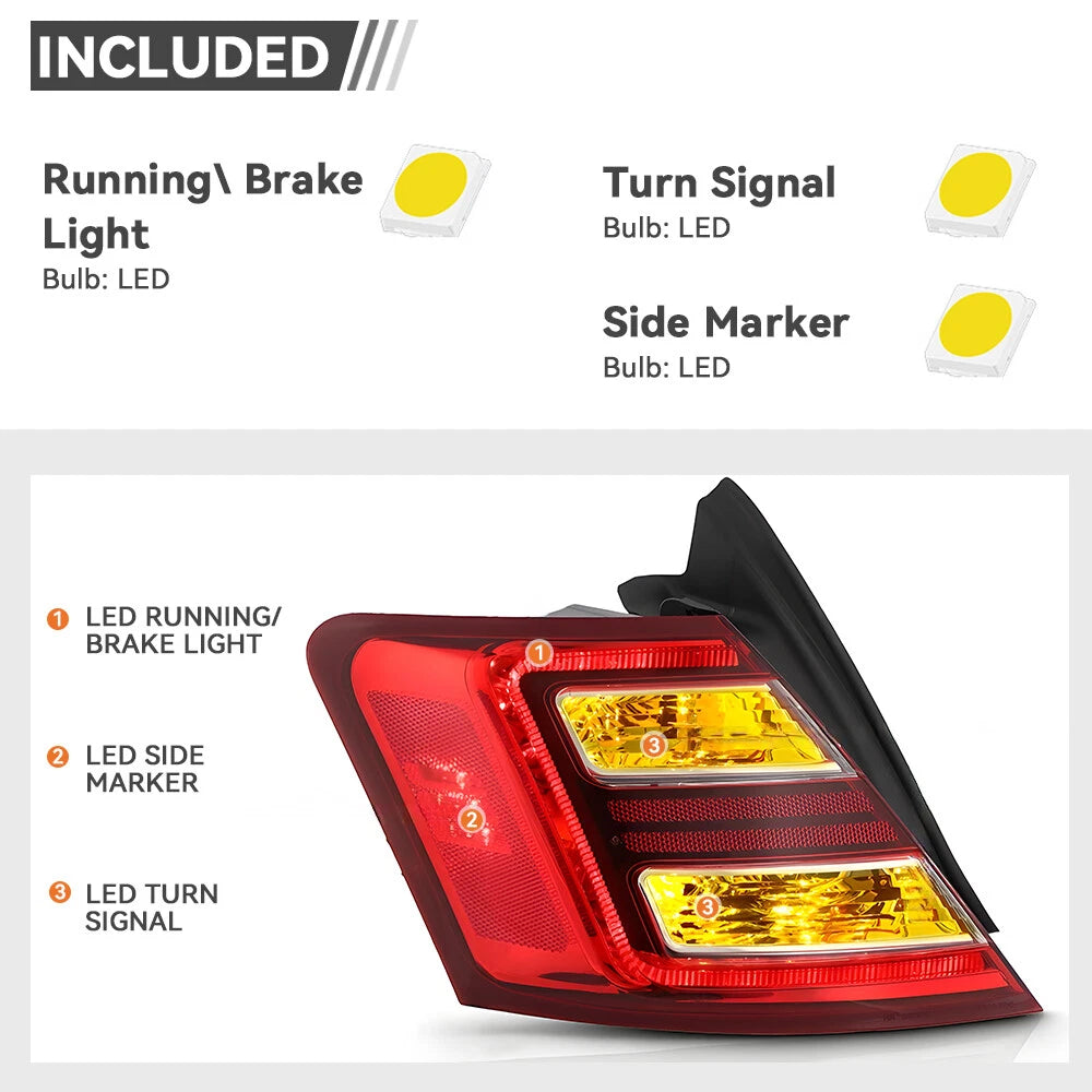 LED Tail Light for Ford Taurus (2013–2019) Left + Right Pair