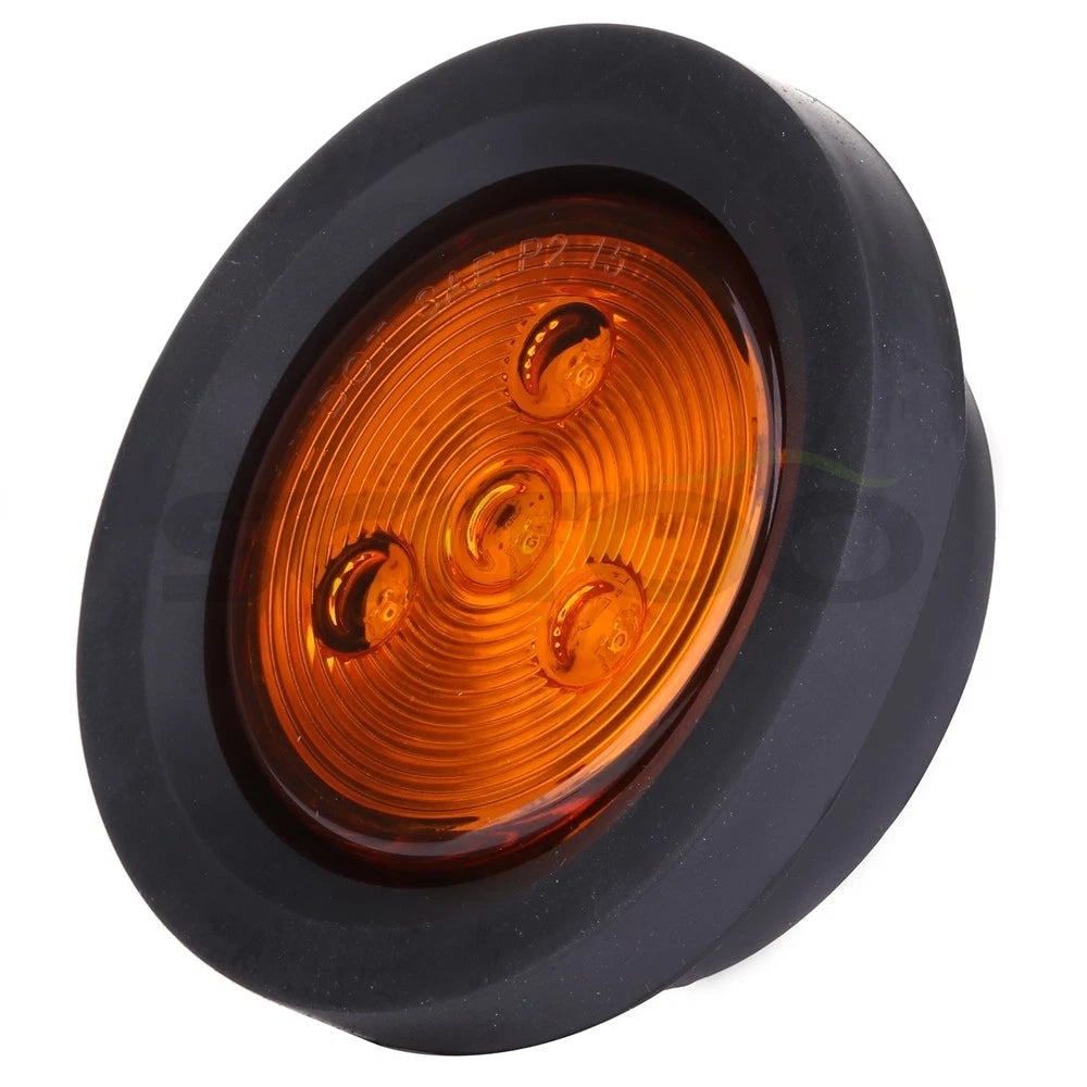 Set of 4 Amber Lens Side Markers for DC 12V Vehicles