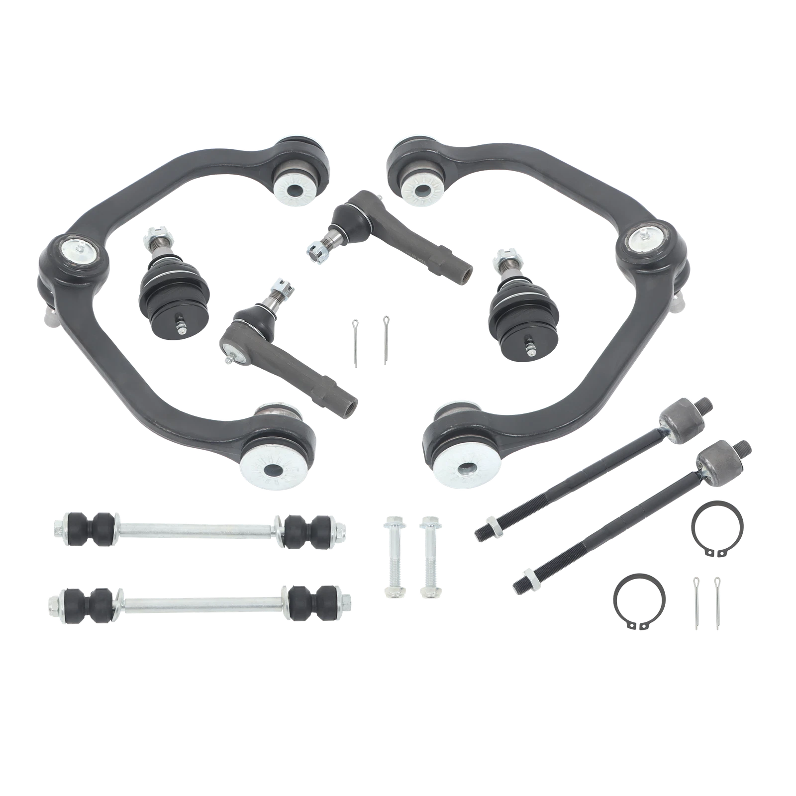 Set of 10 Control Arm Ball Joints & Tie Rods for Mazda B4000 (1998–2003)