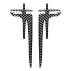 X-Wing Truck Hood Side Trim for Car Caravan Carbon Fiber Black