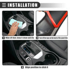 Carbon Fiber Central Control Gear Shift A/C Panel Trim for Dodge Charger (2015-2022)