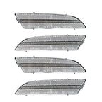 4PCS Clear Turn Signal Side Marker Light for Chrysler Crossfire (2004–2008)