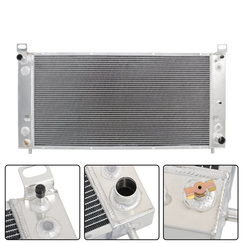 4 Row Aluminum Radiator for Chevrolet Silverado 2500 HD (2001–2013)
