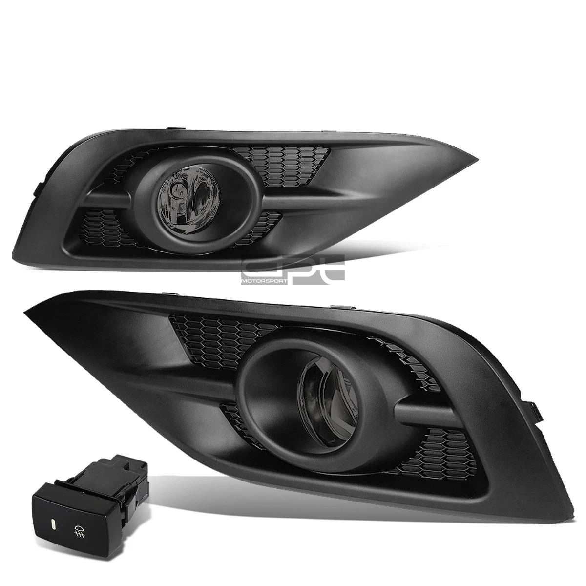 Set of 2 Fog Lights with Bezel & Switch for Honda CR-V (2012–2014)