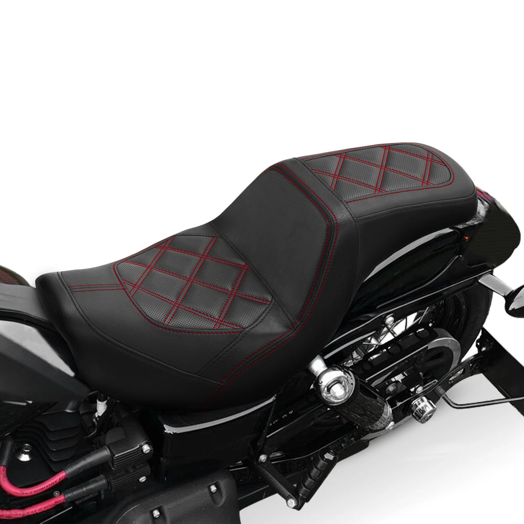 2X Two-Up Seat for Harley Street Bob FXDB Super Glide (2006–2017)